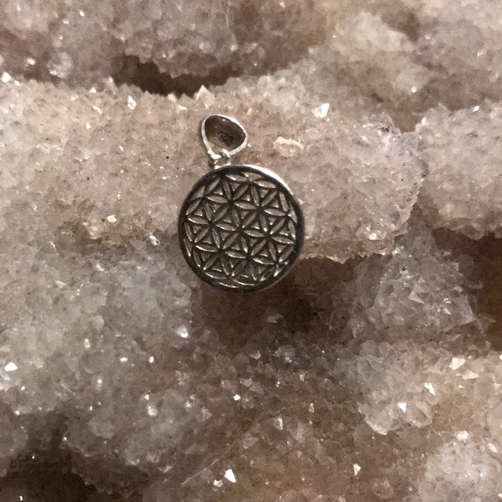 925 Sterling Silver-Flower of Life Pendant